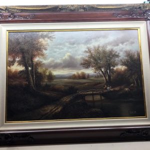 Blue Kim Original Oil Painting - Horses and Cattle